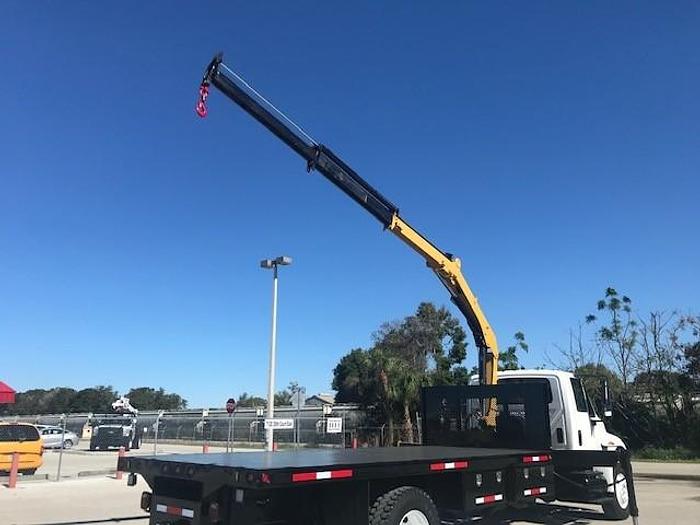 Used 2009 International 4400 Flatbed IMT 7-51K2 Knuckle Boom Truck - C58134