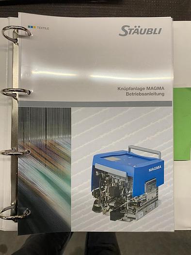 Gebraucht 01 Stäubli Anknüpfmaschine, Type Magma T12 mit Anknüpfrahmen