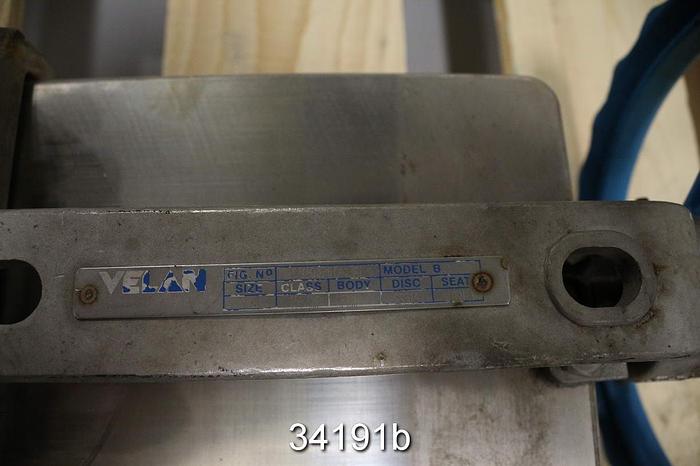 Used Velan 6" Hand Operated Knife Gate Valve #34191