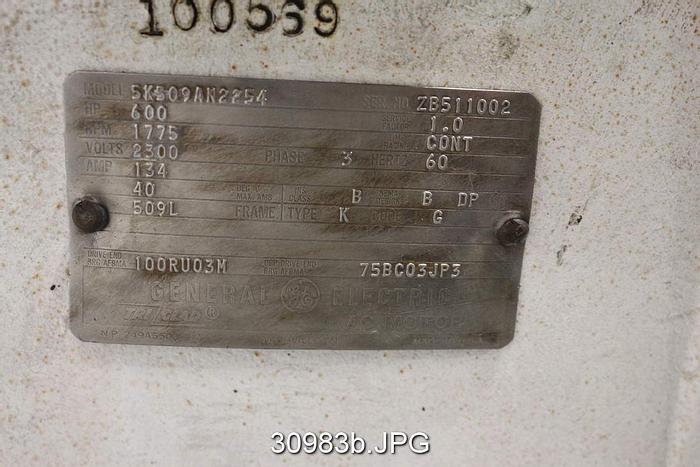 Used General Electric 5K509AN2254 Ac-Motor #30983