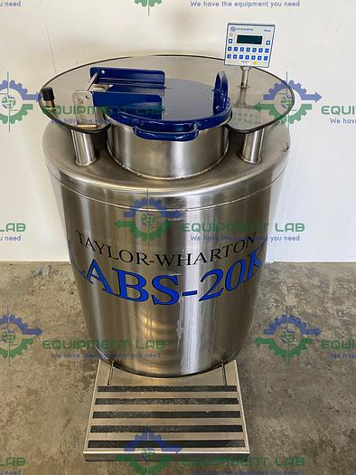 Used Taylor Wharton LABS20K LN2 Liquid Nitrogen Cryogenic Storage w/ Kryos Controller