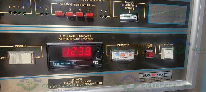 Used Blue M  POM7-206C-3 Laboratory Oven  343°C / 650°F w/ Touch Master Control, Stand
