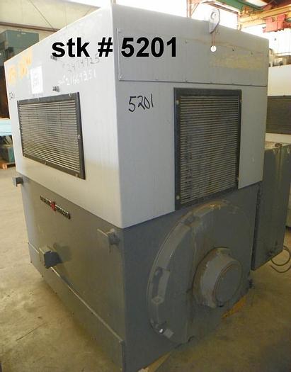 Unused General Electric 900 HP AC Motor, 1185 RPM, Storeroom Spare #41505