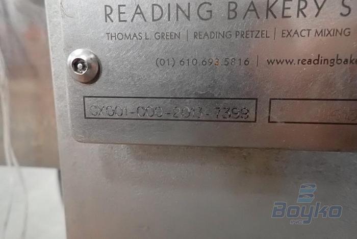 Used 2013 Reading Bakery Systems SS Continuous Mixer