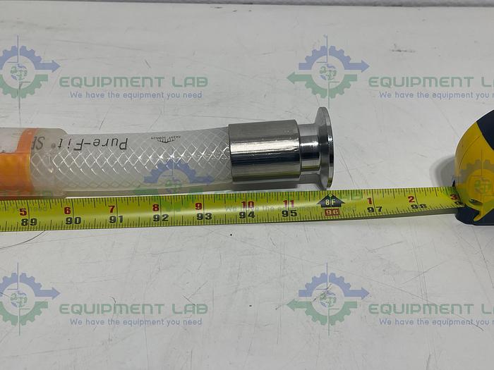 Used Saint Gobain  23008067 Pure Fit 96" Hose w/ 1/2" Sanitary Fitting 60PSI at 20°C
