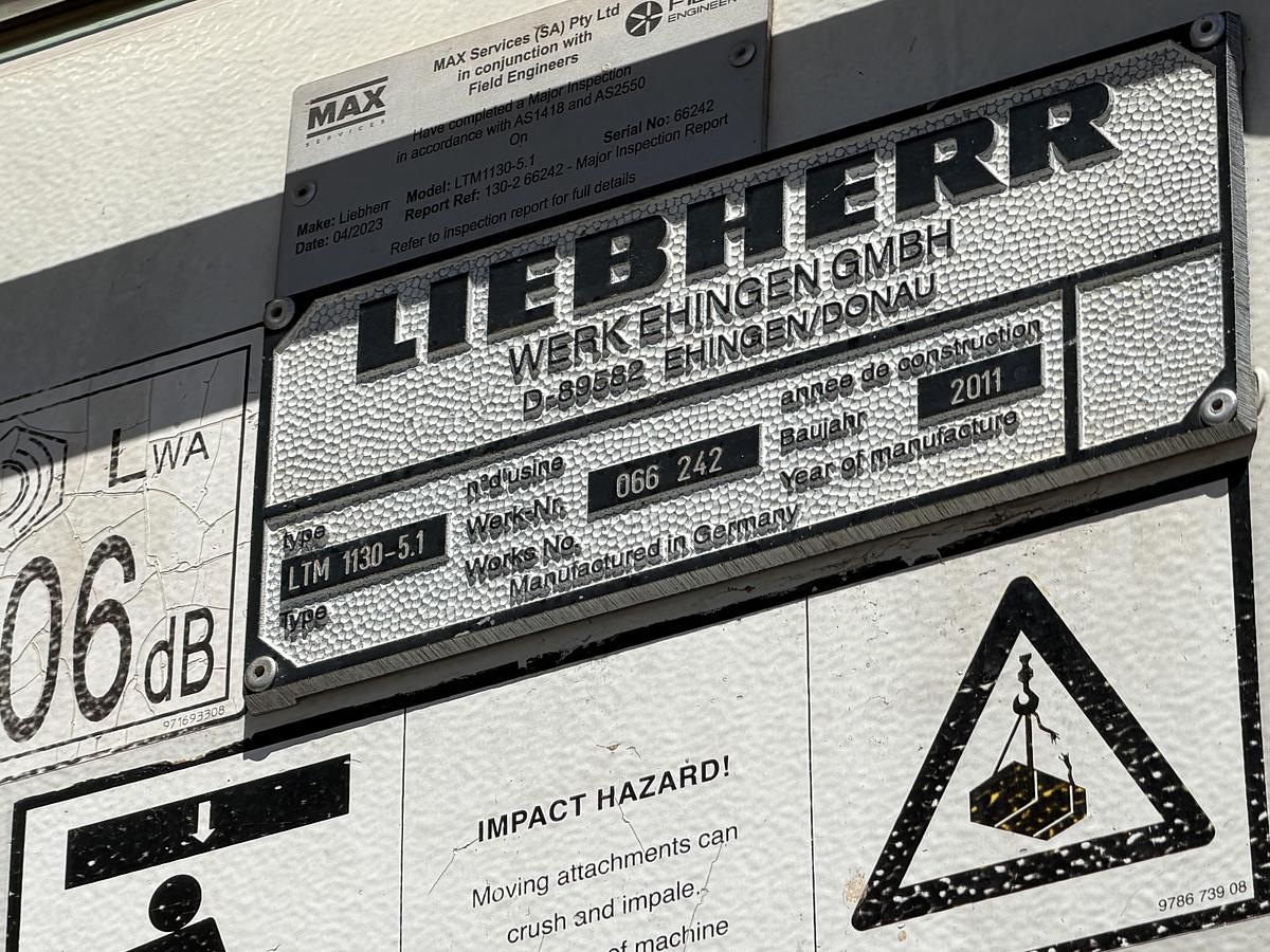 Used 2011 Liebherr LTM 1130-5.1