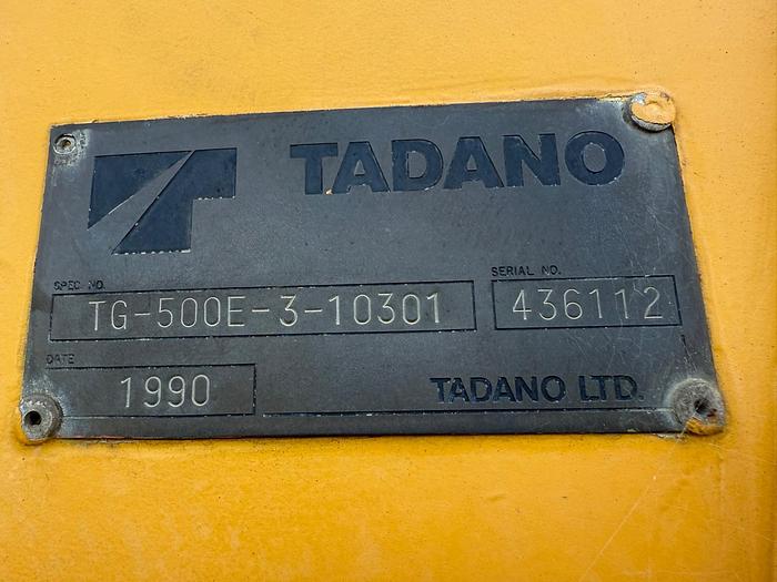 Used Tadano TG 500 E 3