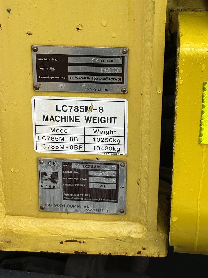 Used 2016 Maeda LC785M-8
