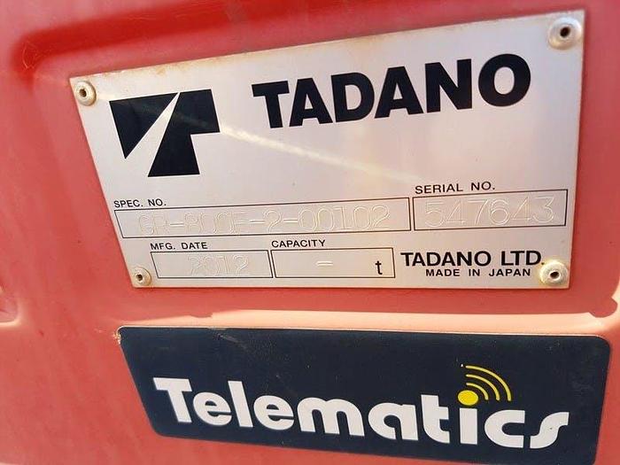 Used Tadano-GR 800E-2