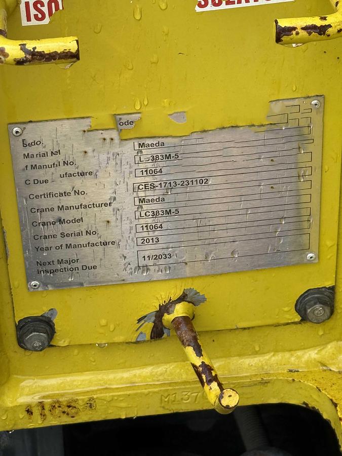 Used 2013 Maeda LC383M-5