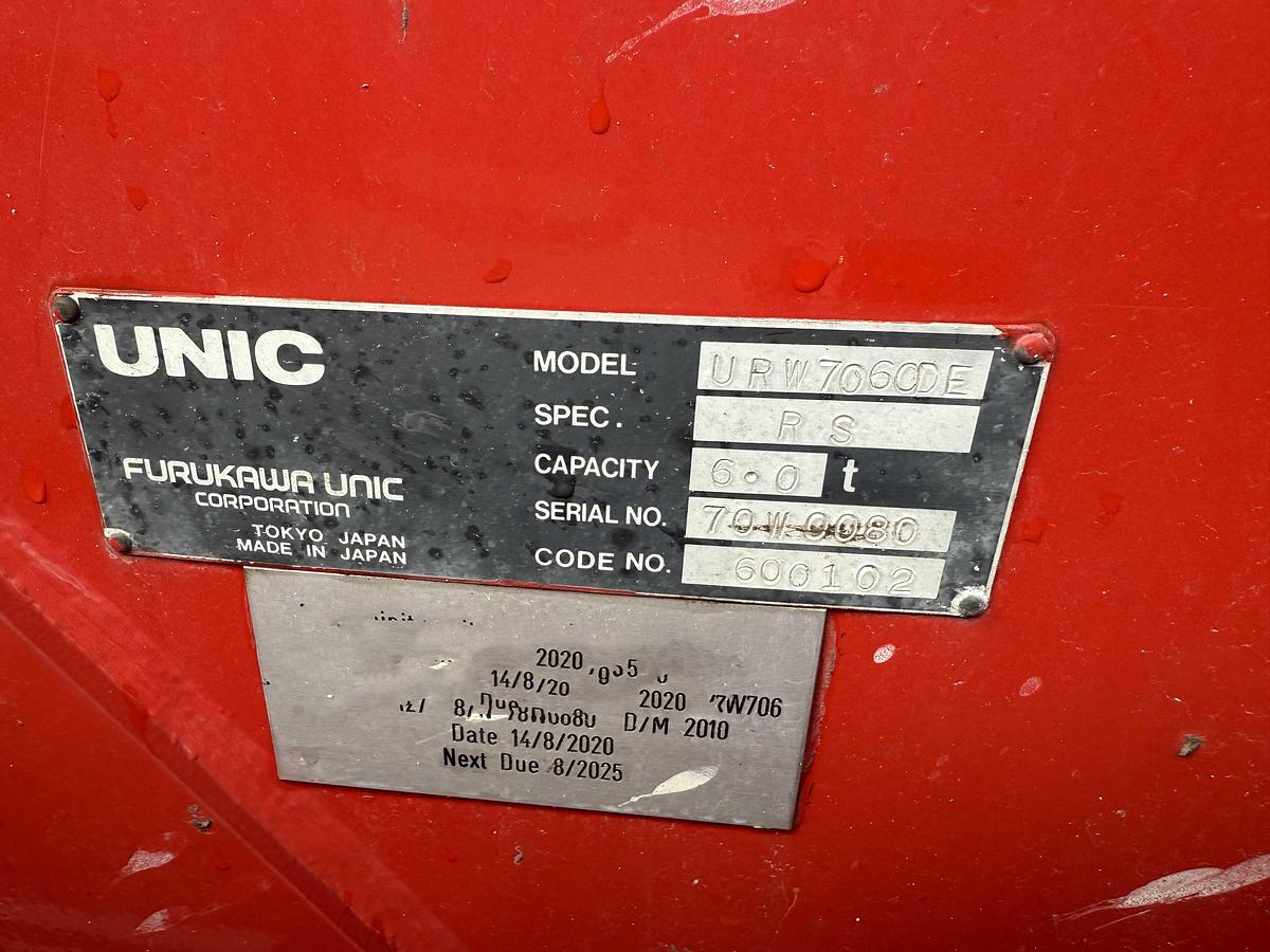Used 2010 Unic URW 706
