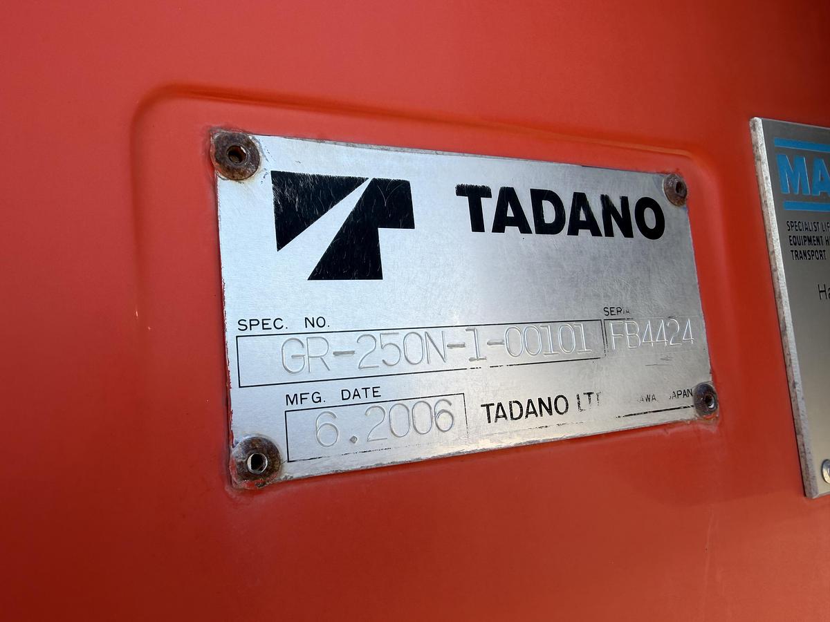 Used 2006 Tadano GR 250 N