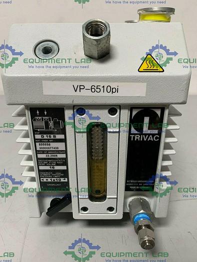 Used Leybold Trivac D 16 B Dual-Stage Rotary Vane Vacuum Pump w/ 1 HP Motor 115V
