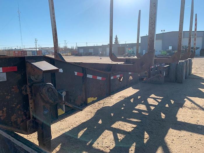 Used 2016 BWS Tridem Hay Rack Logging Trailer