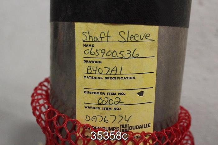 Unused Warren 3202 Pump Shaft Sleeve #35358