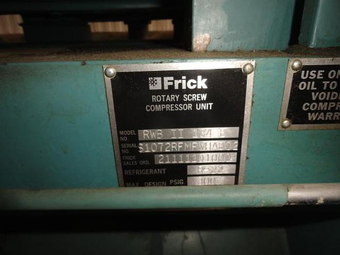 Used Frigoscandia GyroCompact, Md #CCM58-08-17 NN CR with skid mount Freon Refrigeration Package, 200 HP. CCM58-08-17 NN CR