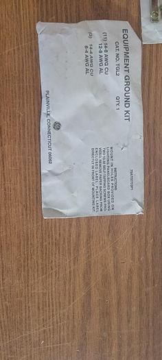 Parts Only New General Electric Ground Kit, TGL2, (LOT OF 2) $5.00per kit(106)