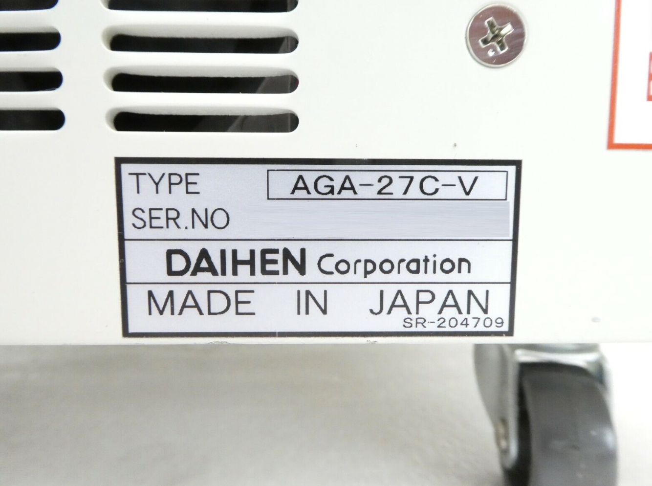 Used Daihen AGA-27C-V RF Generator TEL Tokyo Electron 3D80-000825-V4 Working Surplus