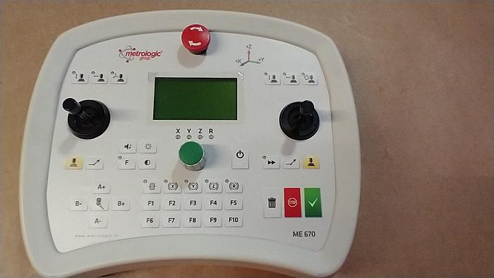 Used CMM 3D touch probe control unit metrologic group ME 670 Portable JoystickGH101
