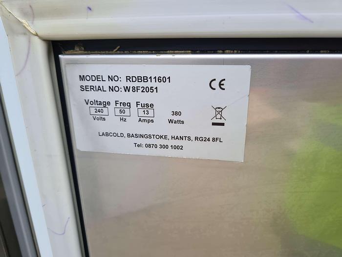 Used Labcold Blood Bank RDBB11601 Laboratory Refrigerator