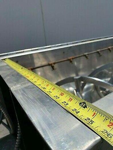 Used Jaygo 40 Cu Ft Stainless Steel Ribbon Blender w/ 7.5 HP Motor