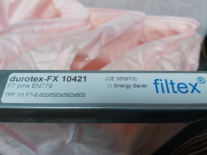 11 Stück Taschenfilter F7, durotex - FX 10421, TFP, Filtex, neu