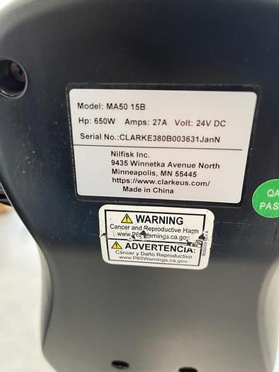 Used 2021 Clarke MA5015B