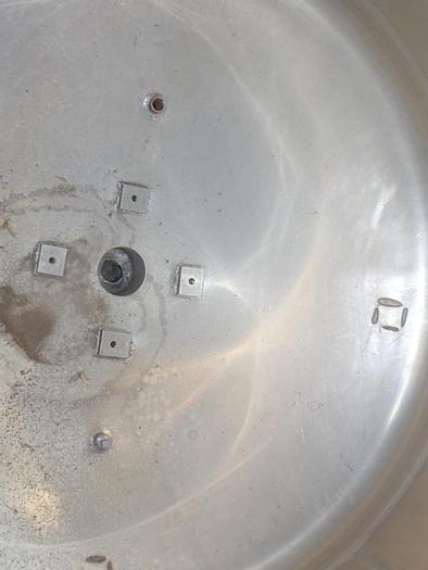 Used Tank, 350 Gallon, 316 S/st, 75 PSI, 44" x 54", DT/DB, (2) #S742479