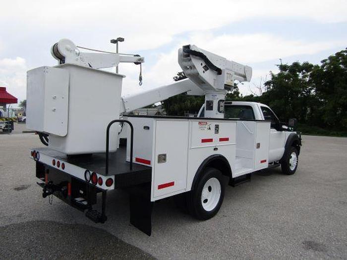 Used Versalift VST40-MH 45ft Bucket Boom on 2015 Ford F550 4x4 Utility Truck - 44904