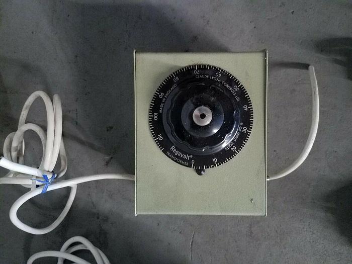 Used Claude Lyons Controls Regavolt Transformer Rheostat mounted in box FREE SHIPPING