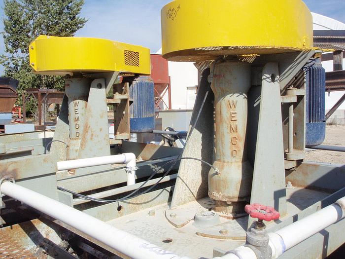 Used Flotation Cell, Bank of Four, Wemco, Size 66 Standard #C740612