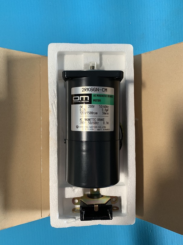 Used Oriental Motor AC Magnetic Brake Motor 2RK6GN-CM
