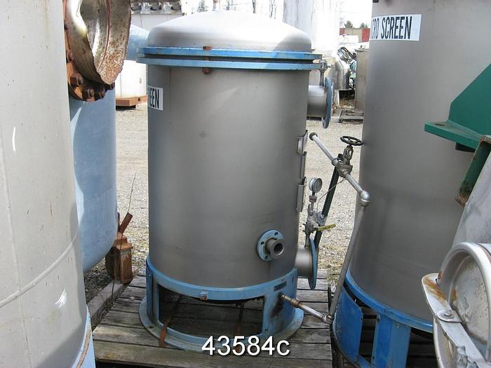 Used Fiberprep SPM-600 Pressure Screen, Basket Slotted .010" #43584