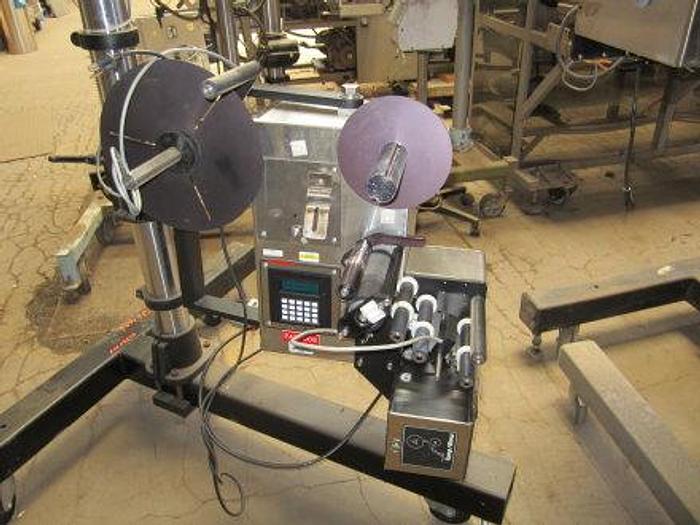 Used Labeler, Willett, Mdl 230S, Printer, Portable on Stand, (2) #C736406