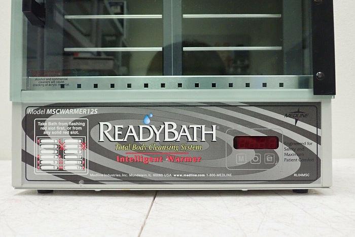 Used Medline Quincy Lab Model MSCWARMER12S ReadyBath 12 Slot Intelligent Warmer 80196410319