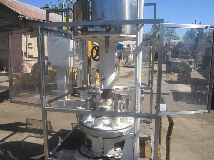 Used Filler, Bottle, 8-head, Rotary, S/st, Shibuya Kogyo, #C740214