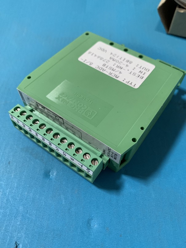Used Phoenix Contact Analog/Digital Convertor MCR-ADC 8/I-4/MSTB