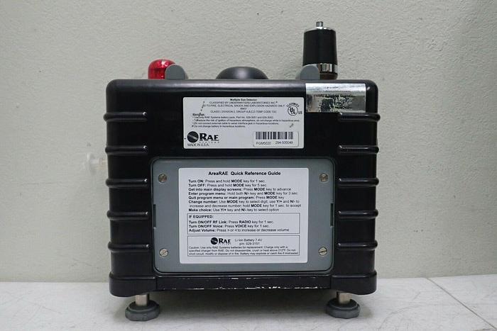 Used RAE AreaRAE Multiple Gas Detector Monitor with Accessories Kit & Case