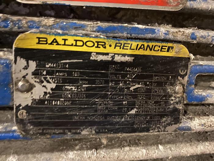 Used CARVER PUMP TYPE RS9B 3 X2X6 PUMP  125HP