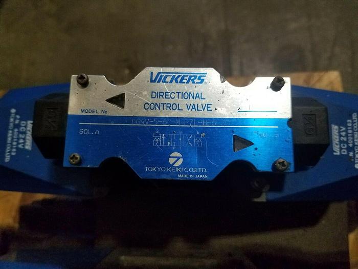 Used Vickers Directional Control Valves One Lot of Many Valves with Hydraulic Blocks