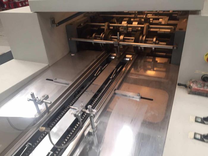 Used 2017 (JIANGSHE) Jiangsu Fangbang Machinery QFP14C - SHEET FED square bottom paper bag machine with TWISTED handles unit