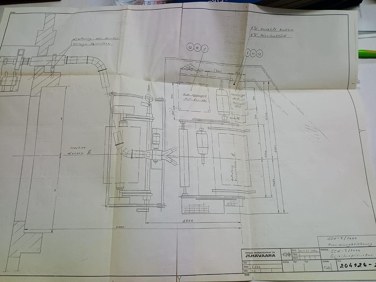 Used JYLHAVAARA (Finland) SLITTER-REWINDER 1700 mm | year 1985 - overhauled in 2021