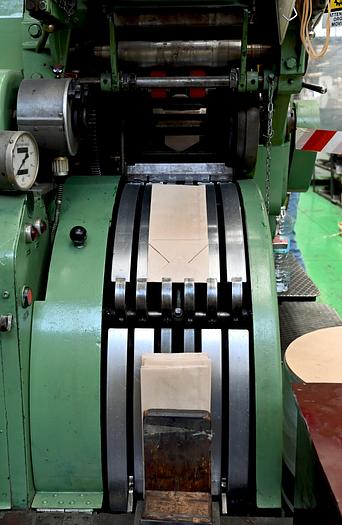 Used (visible in production) W&H TRIUMPH 3 with in-line 3 col. flexo | Square bottom paper bag making machine