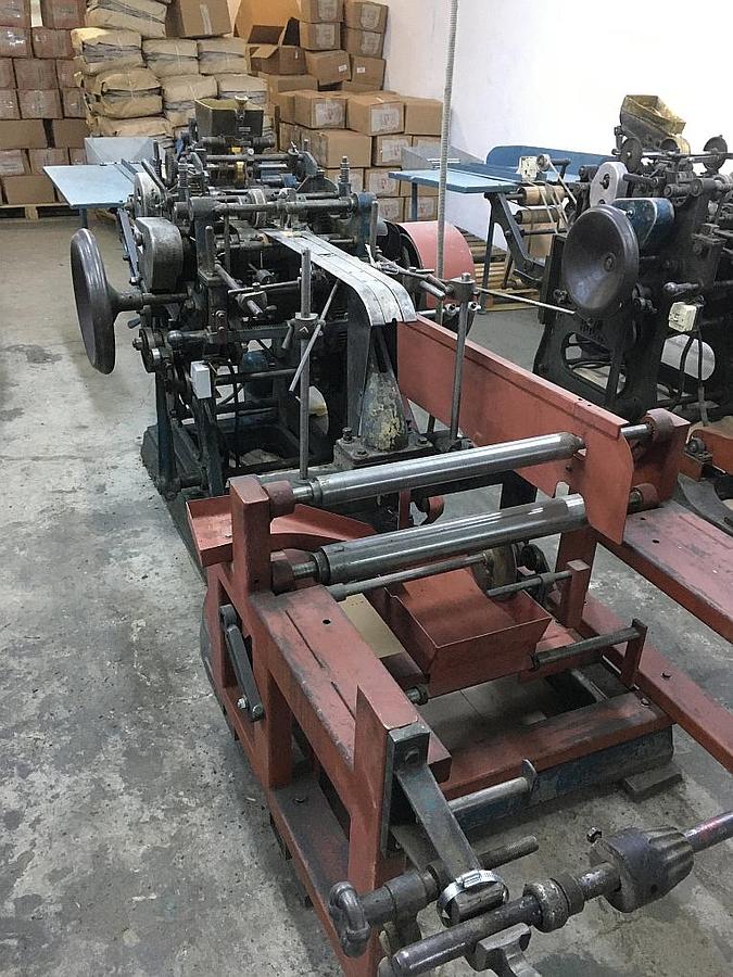 Used HOLWEG Cross bottom (hexagonal) paper bag making machine