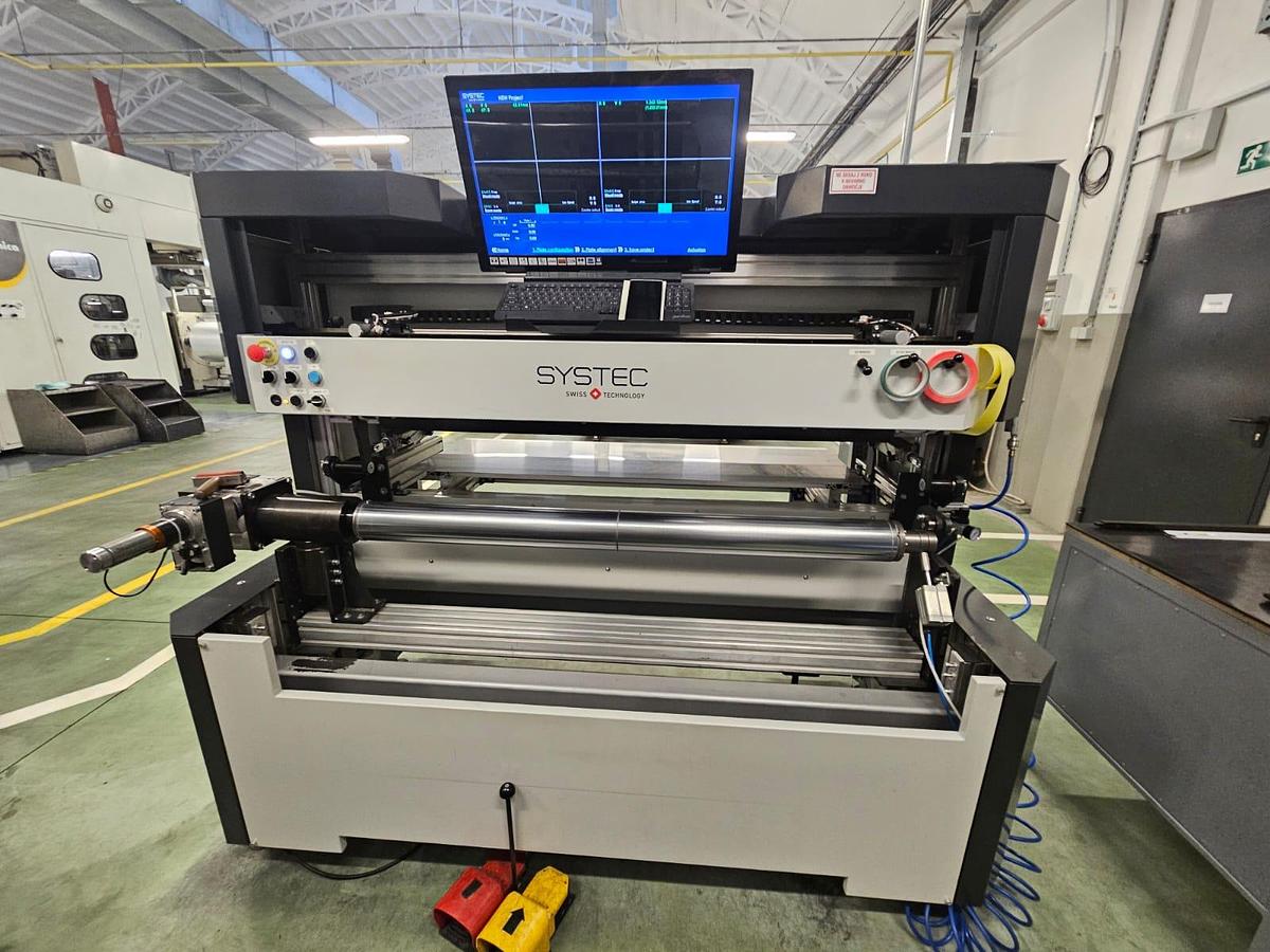 Used (visible in production) 2003 Flexotecnica Tachys-G (gearless) 8 colors C.I. flexo (1300 mm)