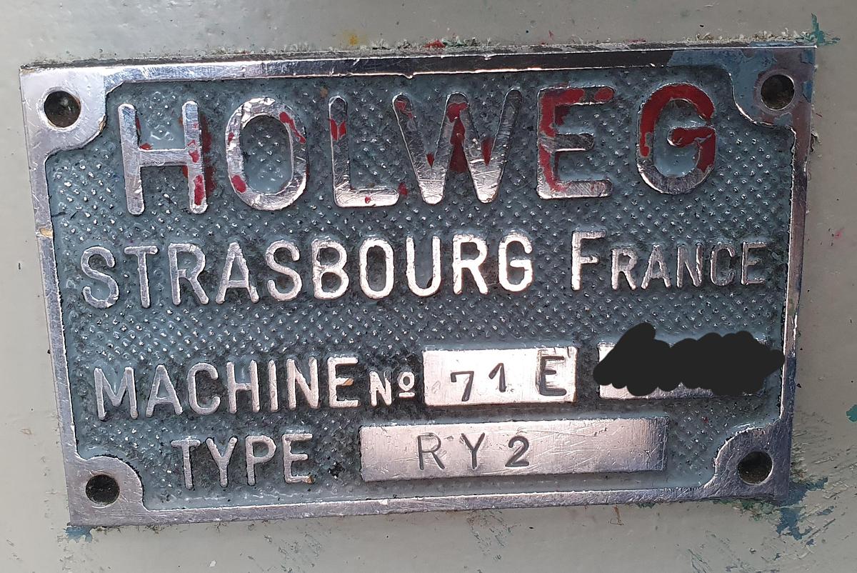 Used (visible in production) 1971 HOLWEG ROYAL 2