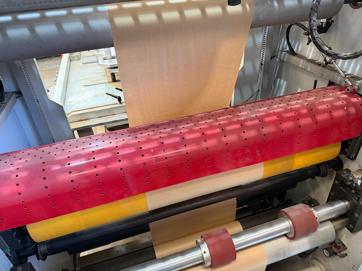 Used 2023 MTED RZJD-350J Flat and Satchel Paper Bag Machine with window unit and 4 Colors in-line flexo