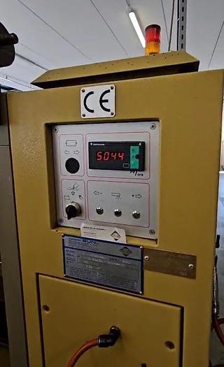 Used (visible in production) 2000 CURIONI SUN MASTER 540 - square bottom paper bag making machine with twisted handles unit