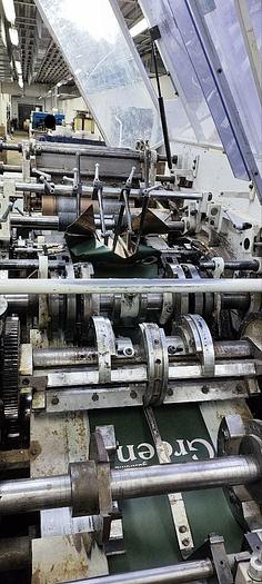 Used 2013 NEWLONG 148T+504 TH-7 | square bottom paper bag making machine with twisted handles unit