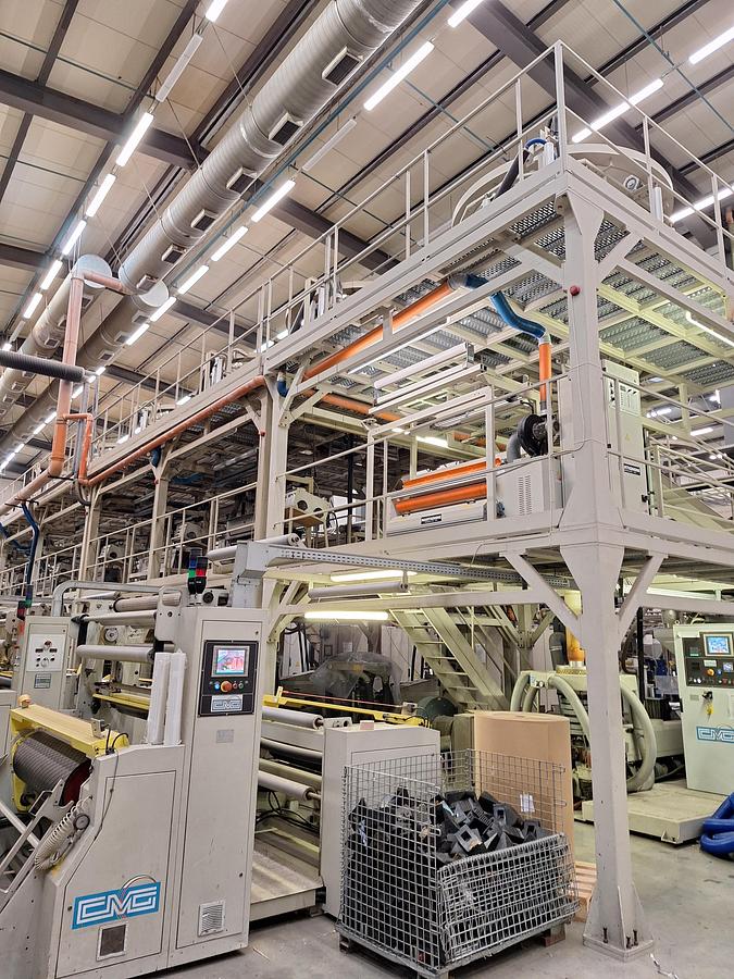 Used 2016 CMG ROTOСOMPACT 70/1400 D-TA-IBC Blow Film Extrusion Line